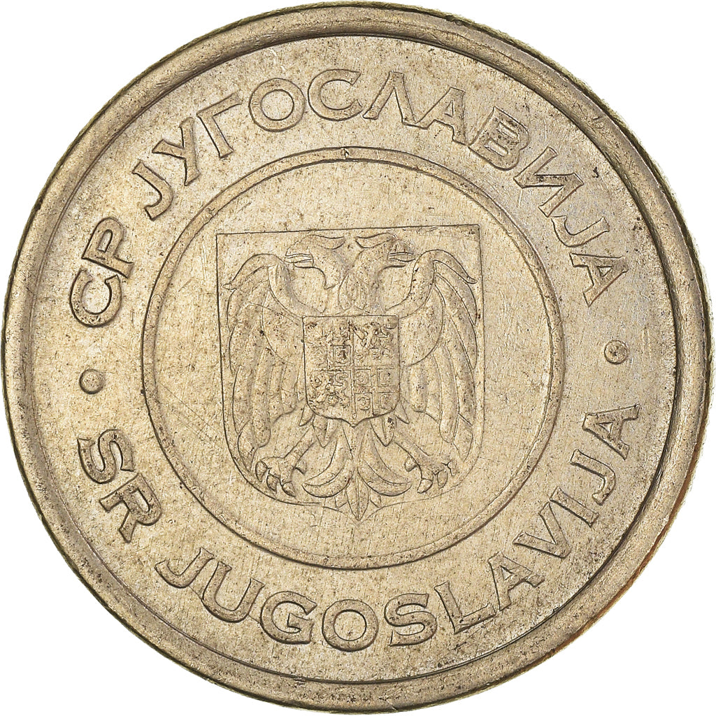 Monnaie, Yougoslavie, 5 Dinara, 2002