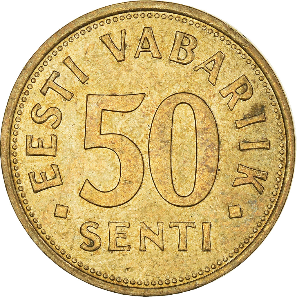 Coin, Estonia, 50 Senti, 2007