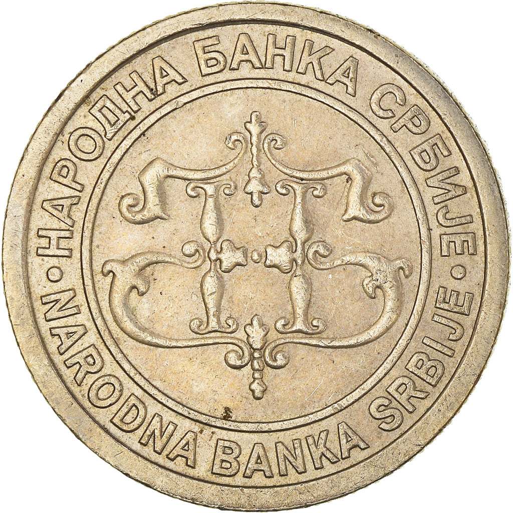 Münze, Serbien, 5 Dinara, 2003