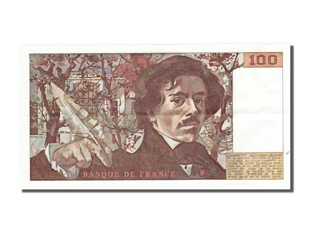 Billet, France, 100 Francs, 100 F 1978-1995 ''Delacroix'', 1979, SPL