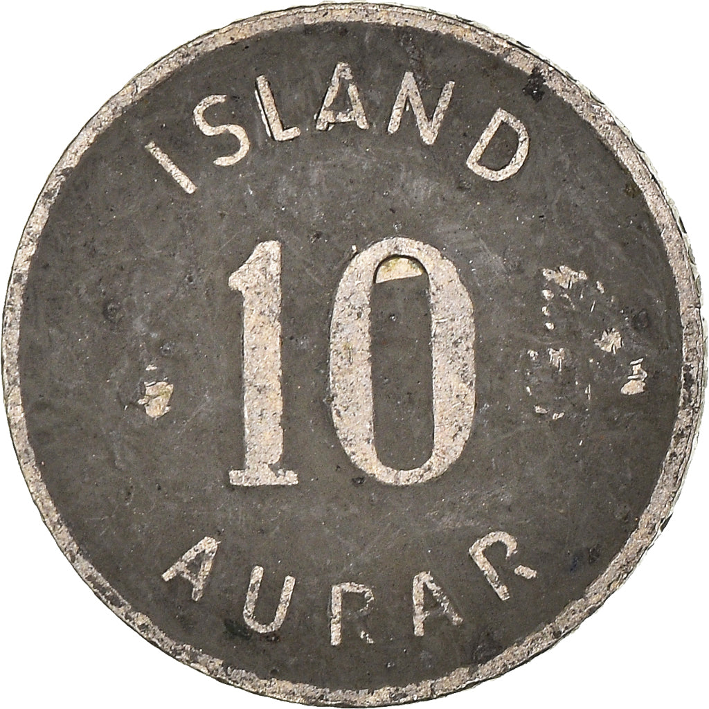 Moeda, Islândia, 10 Aurar, 1965