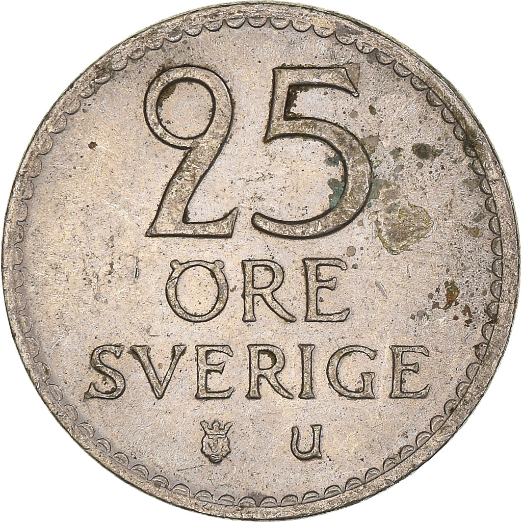 Sweden, 25 Öre, 1966, Nickel, EF(40-45)