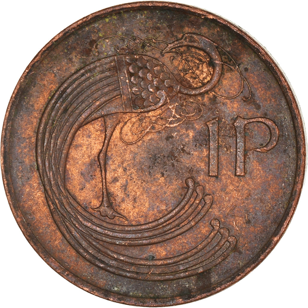 Moeda, REPÚBLICA DA IRLANDA, Penny, 1998