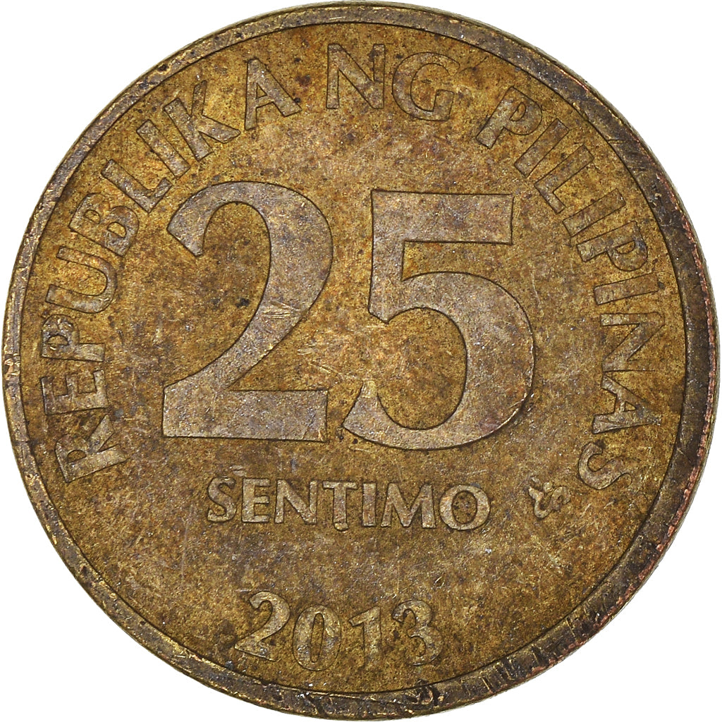 Coin, Philippines, 25 Sentimos, 2013
