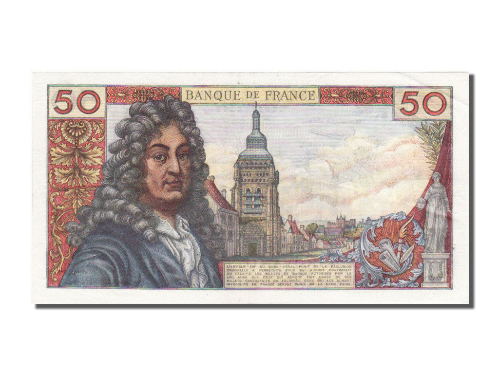 Banknot, Francja, 50 Francs, Racine, 1963, 1963-02-07, UNC(60-62), Fayette:64.4