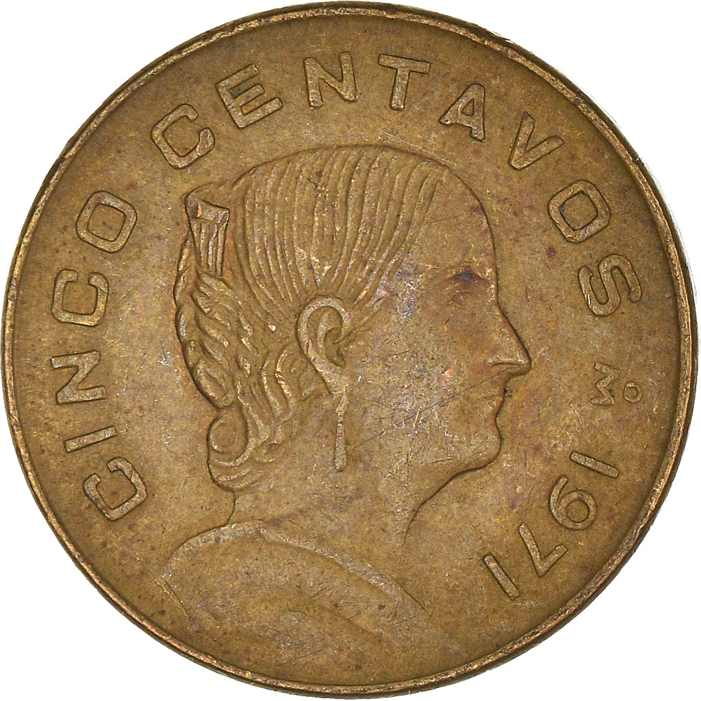 Monnaie, Mexique, 5 Centavos, 1971