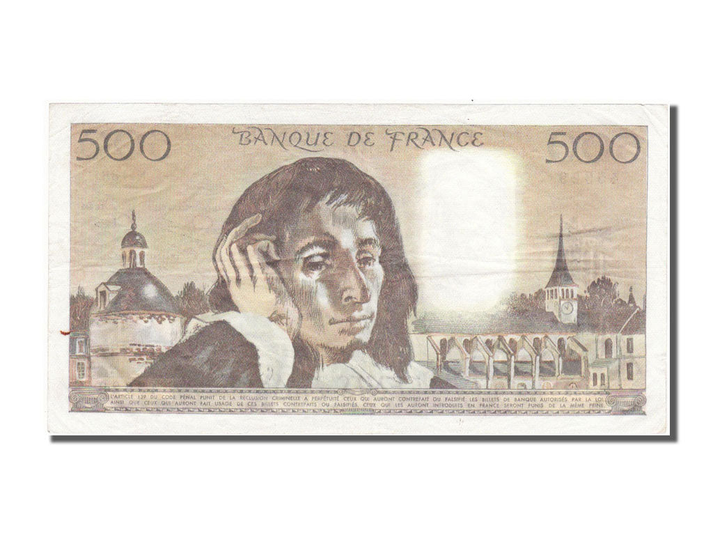 Banconote, Francia, 500 Francs, 500 F 1968-1993 ''Pascal'', 1981, 1981-06-04