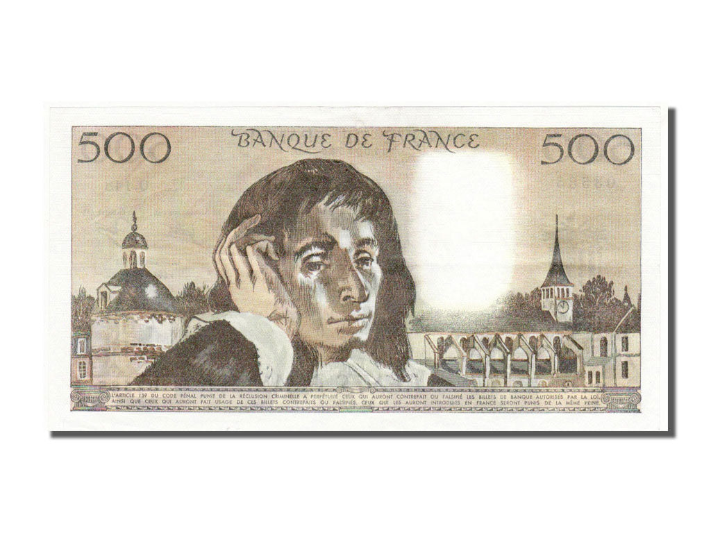 Billet, France, 500 Francs, 500 F 1968-1993 ''Pascal'', 1982, 1982-01-07, SPL