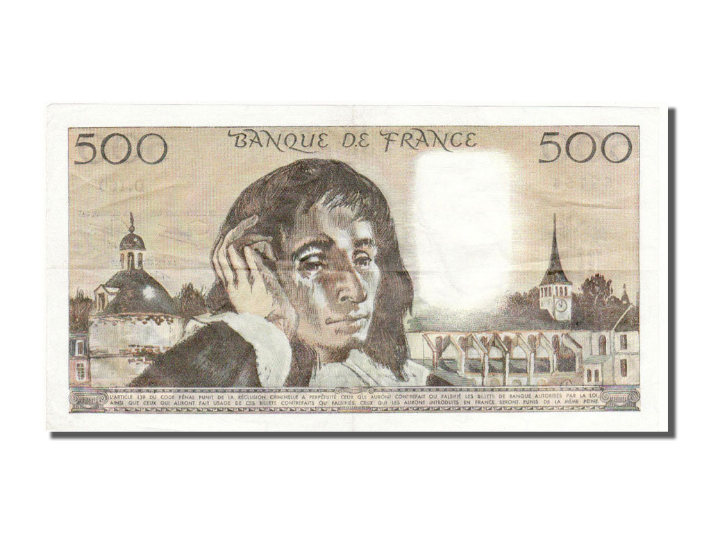 Billet, France, 500 Francs, 500 F 1968-1993 ''Pascal'', 1982, 1982-08-05, SUP+