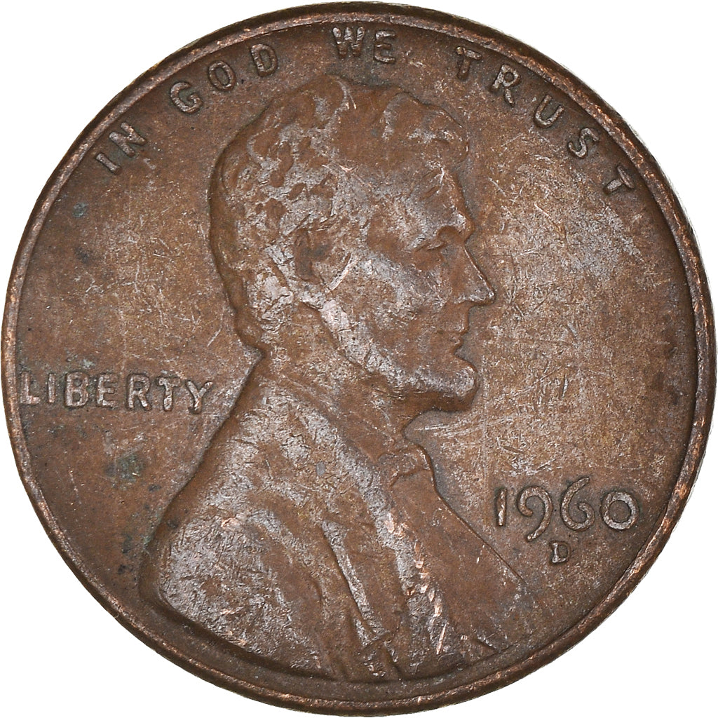 Moneda, Estados Unidos, Cent, 1960