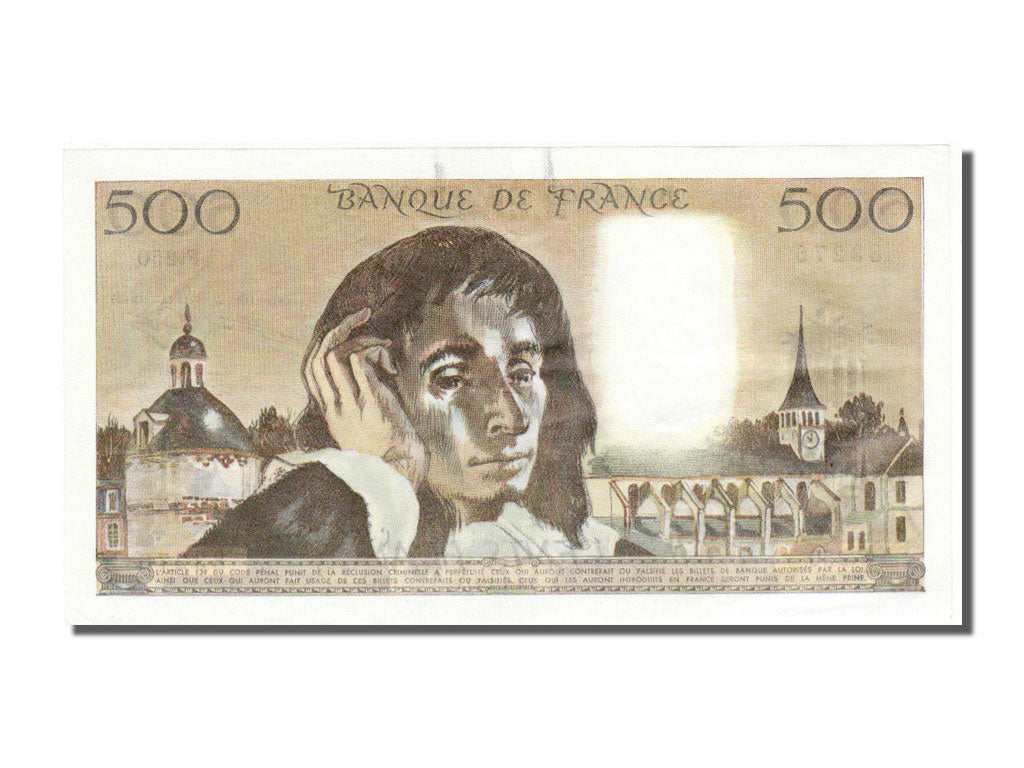 Billet, France, 500 Francs, 500 F 1968-1993 ''Pascal'', 1987, 1987-01-08, SPL