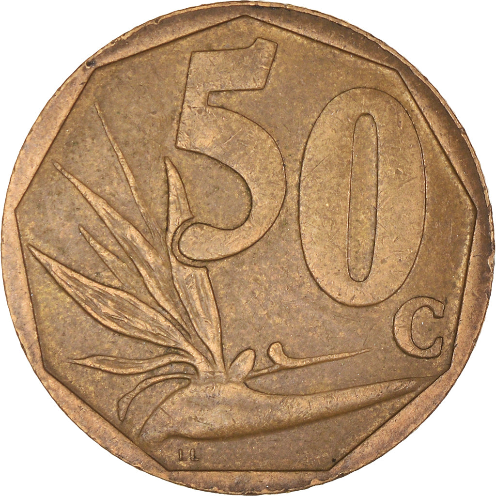 Moeda, África do Sul, 50 Cents, 2008