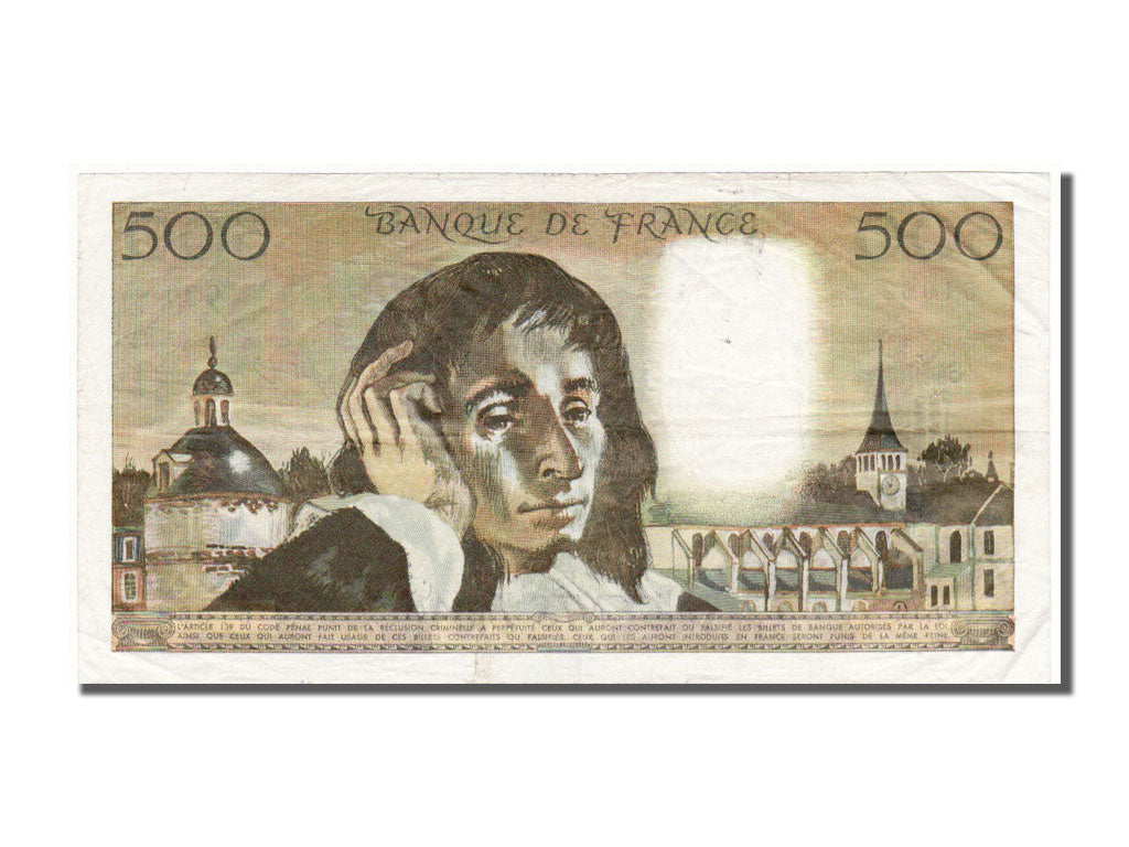 Billet, France, 500 Francs, 500 F 1968-1993 ''Pascal'', 1969, 1969-01-02, TTB+