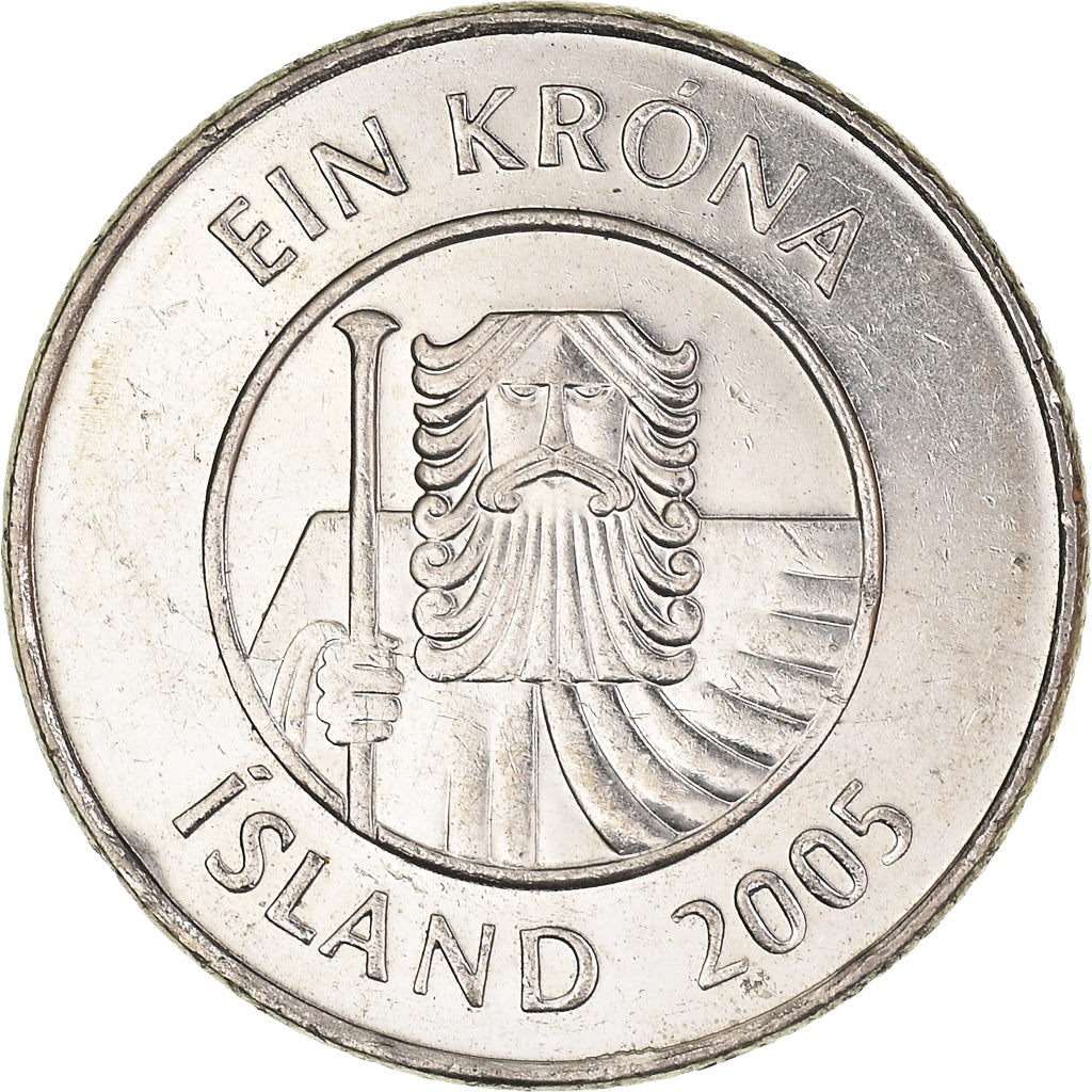 Münze, Iceland, Krona, 2005