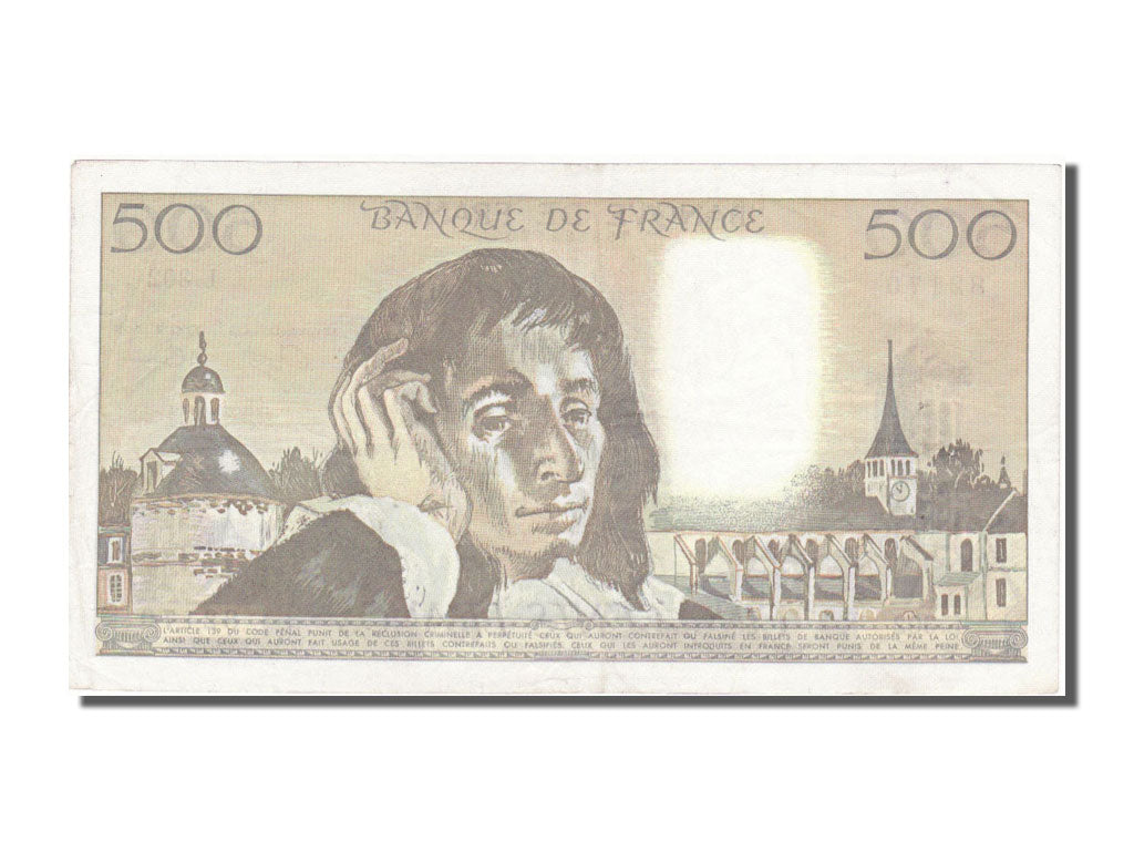 Billet, France, 500 Francs, 500 F 1968-1993 ''Pascal'', 1989, 1989-07-06, SUP+