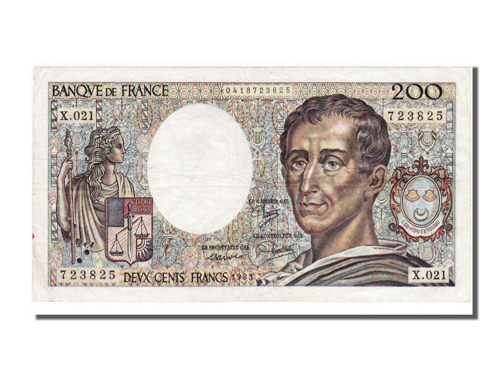 Billet, France, 200 Francs, 200 F 1981-1994 ''Montesquieu'', 1983, TTB+