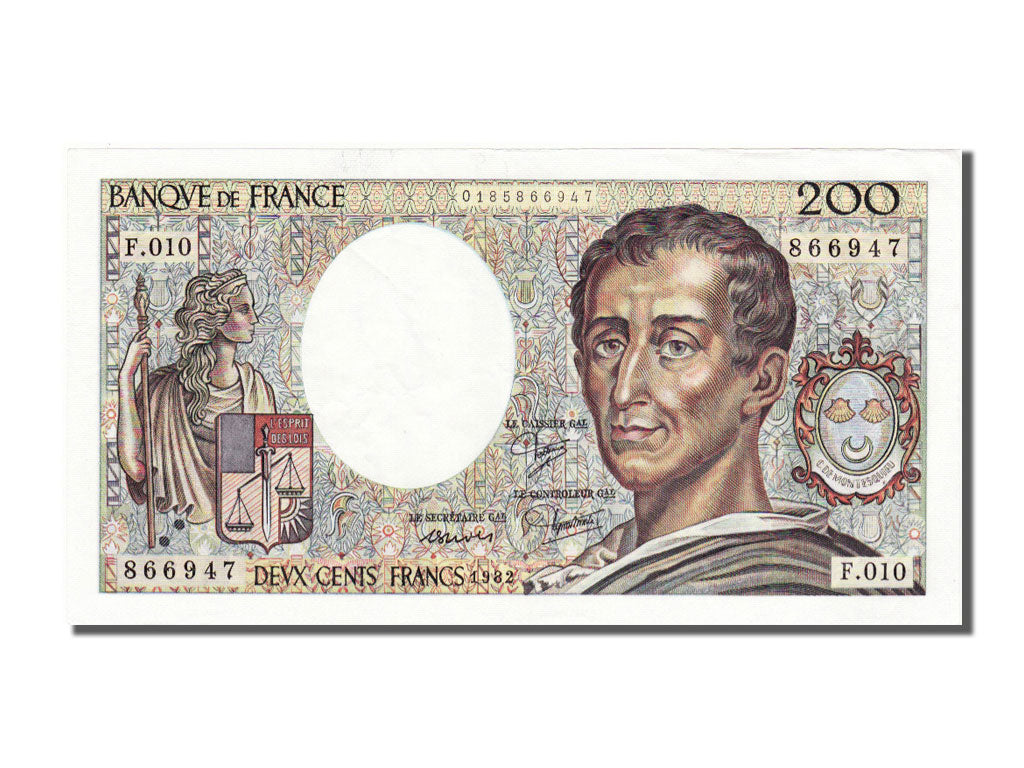 Billet, France, 200 Francs, 200 F 1981-1994 ''Montesquieu'', 1982, SUP+
