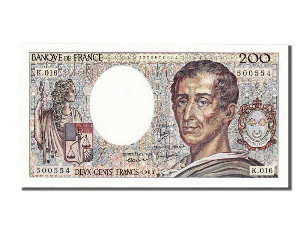Billet, France, 200 Francs, 200 F 1981-1994 ''Montesquieu'', 1983, NEUF