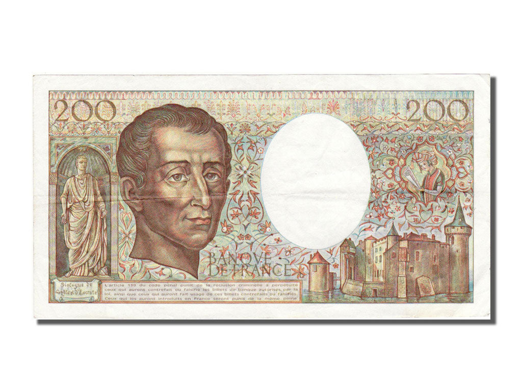 Billet, France, 200 Francs, 200 F 1981-1994 ''Montesquieu'', 1984, SUP+