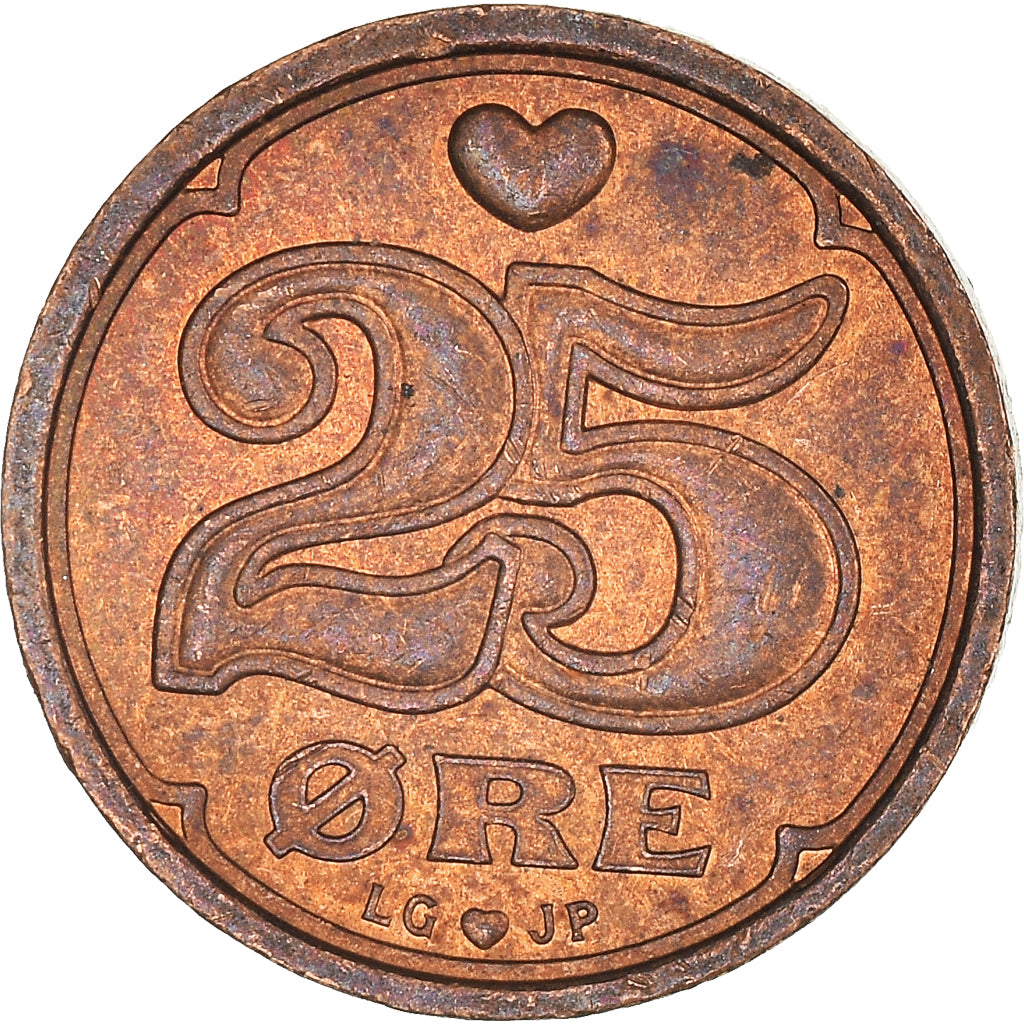 Moneta, Dania, 25 Öre, 1998
