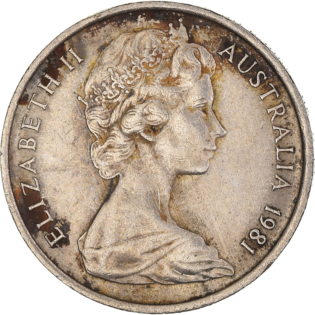 Moeda, Austrália, 5 Cents, 1981