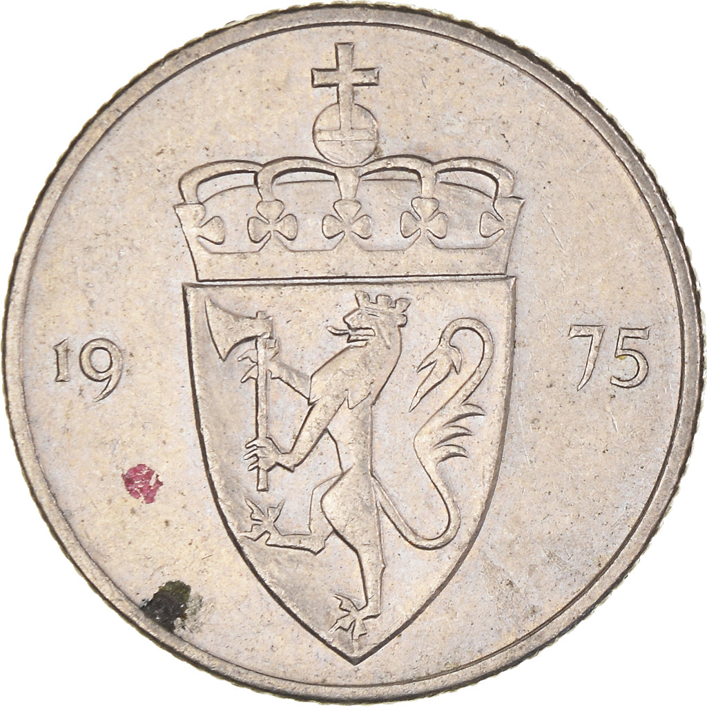 Moneta, Norwegia, 50 Öre, 1975