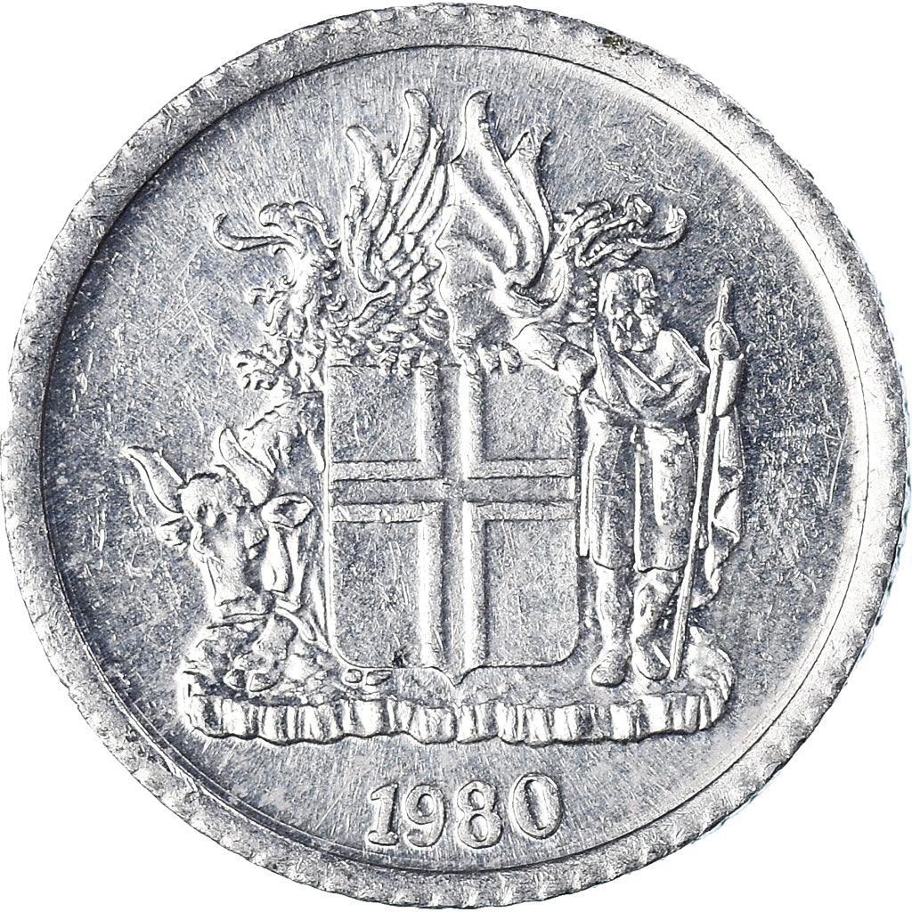Moneta, Islandia, Krona, 1980