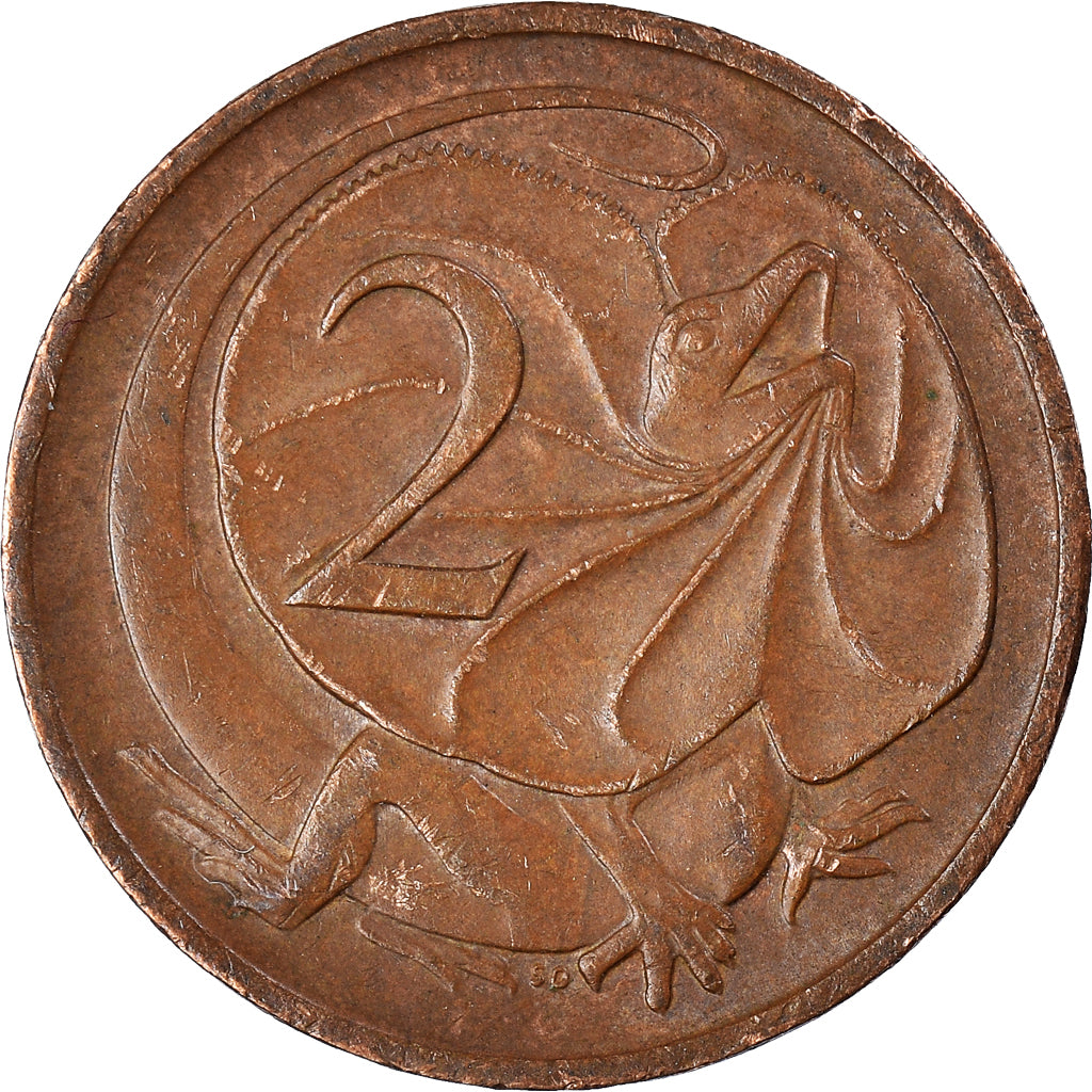 Moneda, Australia, 2 Cents, 1978