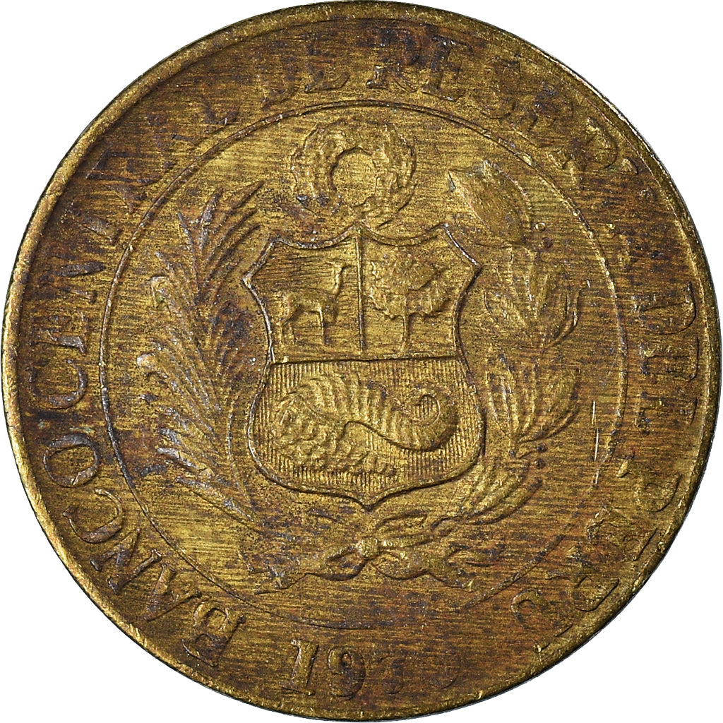 Monnaie, Pérou, 10 Centavos, 1970