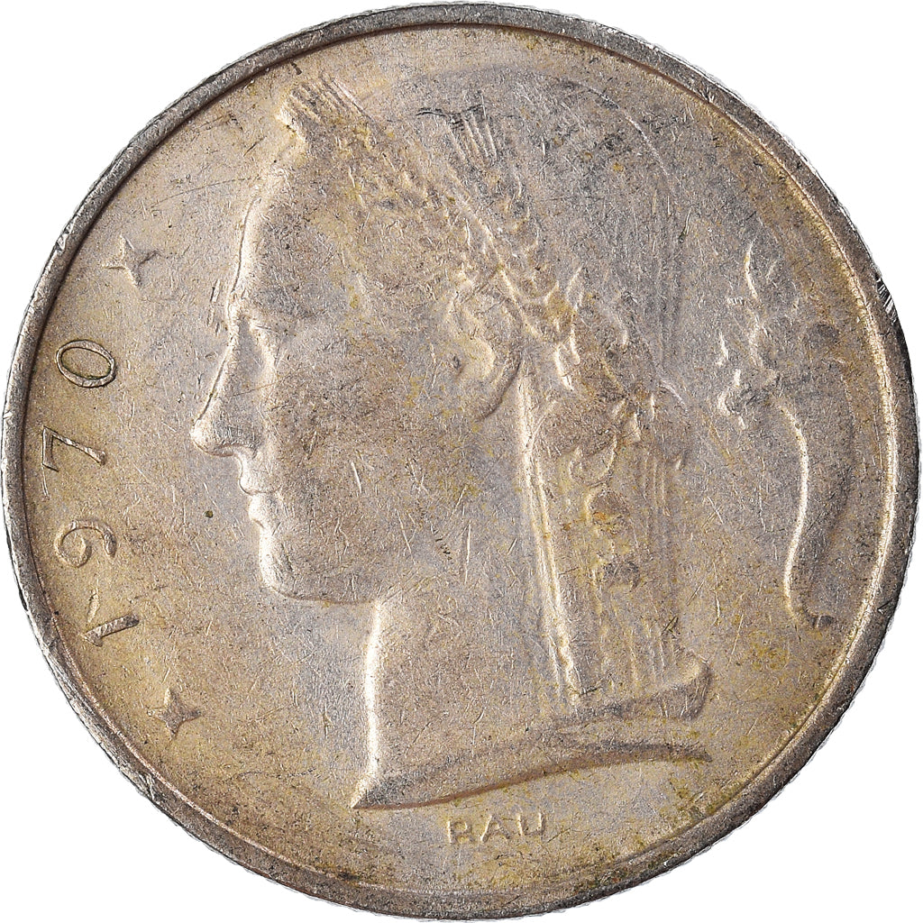 Moneta, Belgia, 5 Francs, 5 Frank, 1970