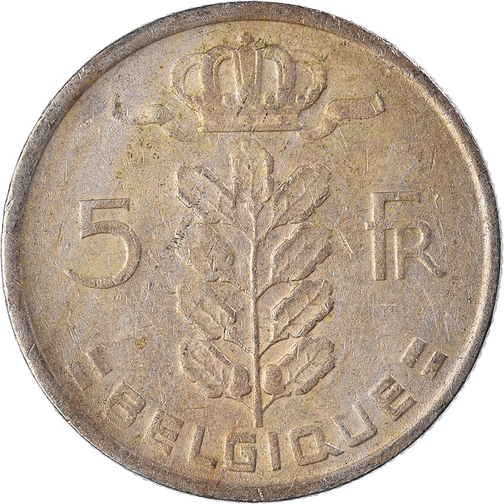 Moneta, Belgia, 5 Francs, 5 Frank, 1970