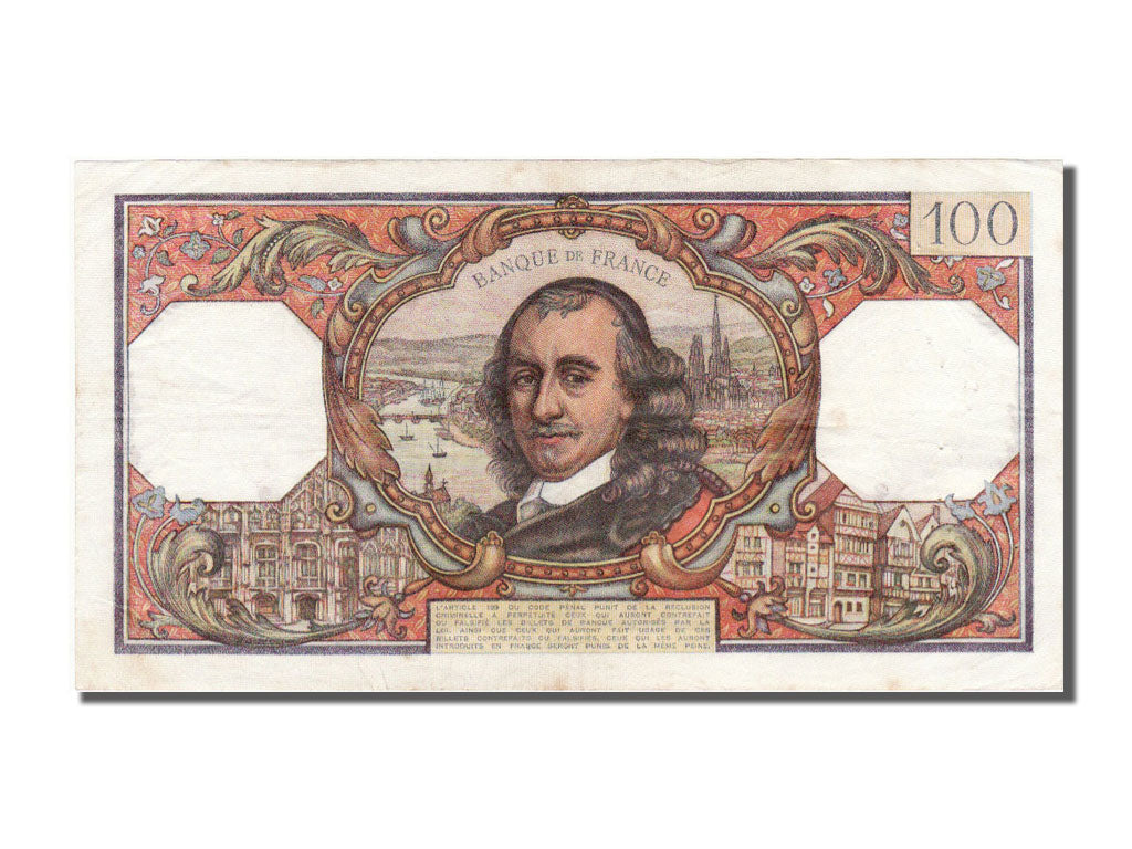 Banknot, Francja, 100 Francs, Corneille, 1965, 1965-04-01, EF(40-45)