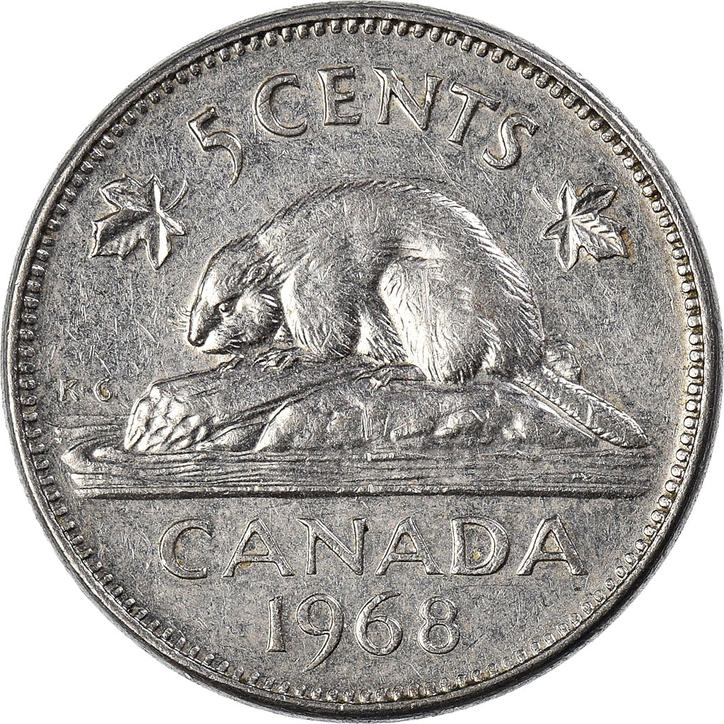 Münze, Kanada, 5 Cents, 1968