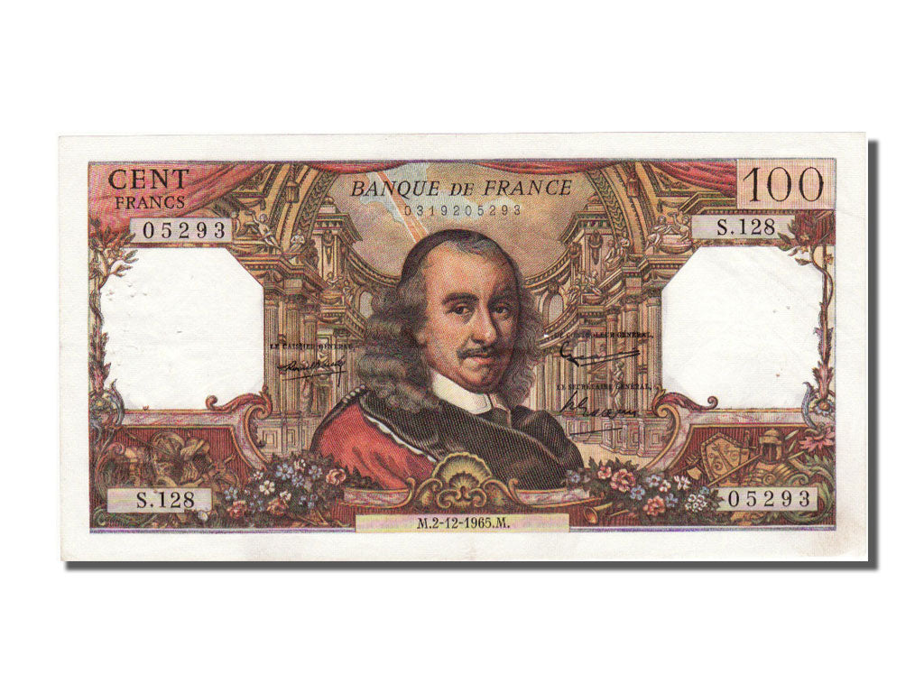 Banconote, Francia, 100 Francs, 100 F 1964-1979 ''Corneille'', 1965, 1965-12-02