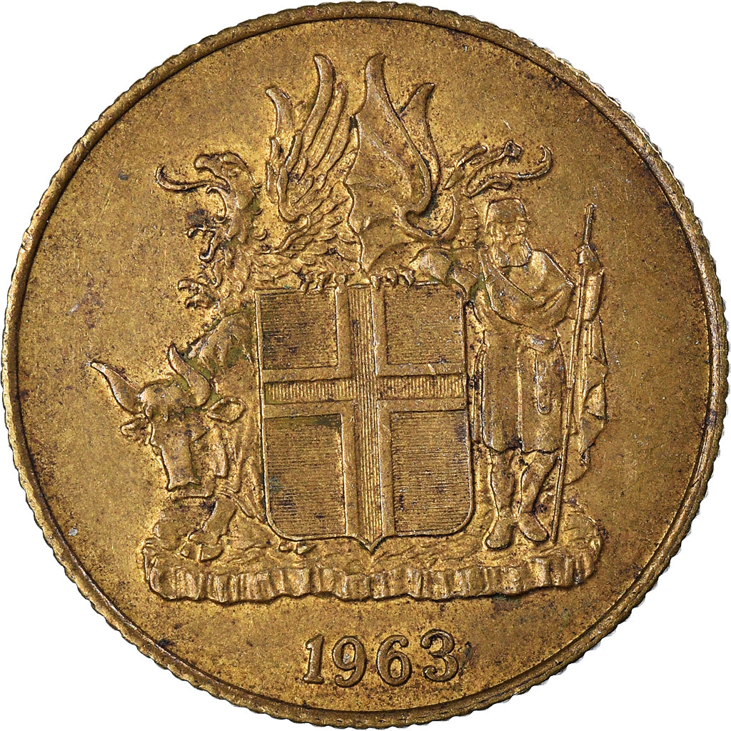 Monnaie, Islande, Krona, 1963