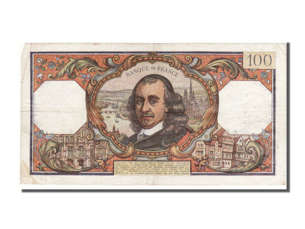 Banknot, Francja, 100 Francs, Corneille, 1967, 1967-02-02, VF(30-35)