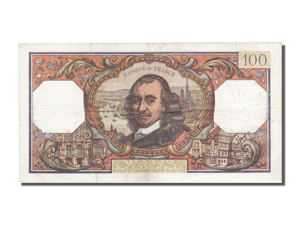 Banknot, Francja, 100 Francs, Corneille, 1968, 1968-01-04, EF(40-45)