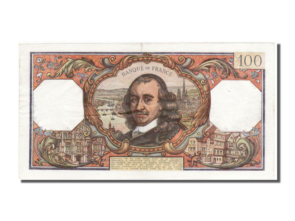 Banconote, Francia, 100 Francs, 100 F 1964-1979 ''Corneille'', 1968, 1968-05-02
