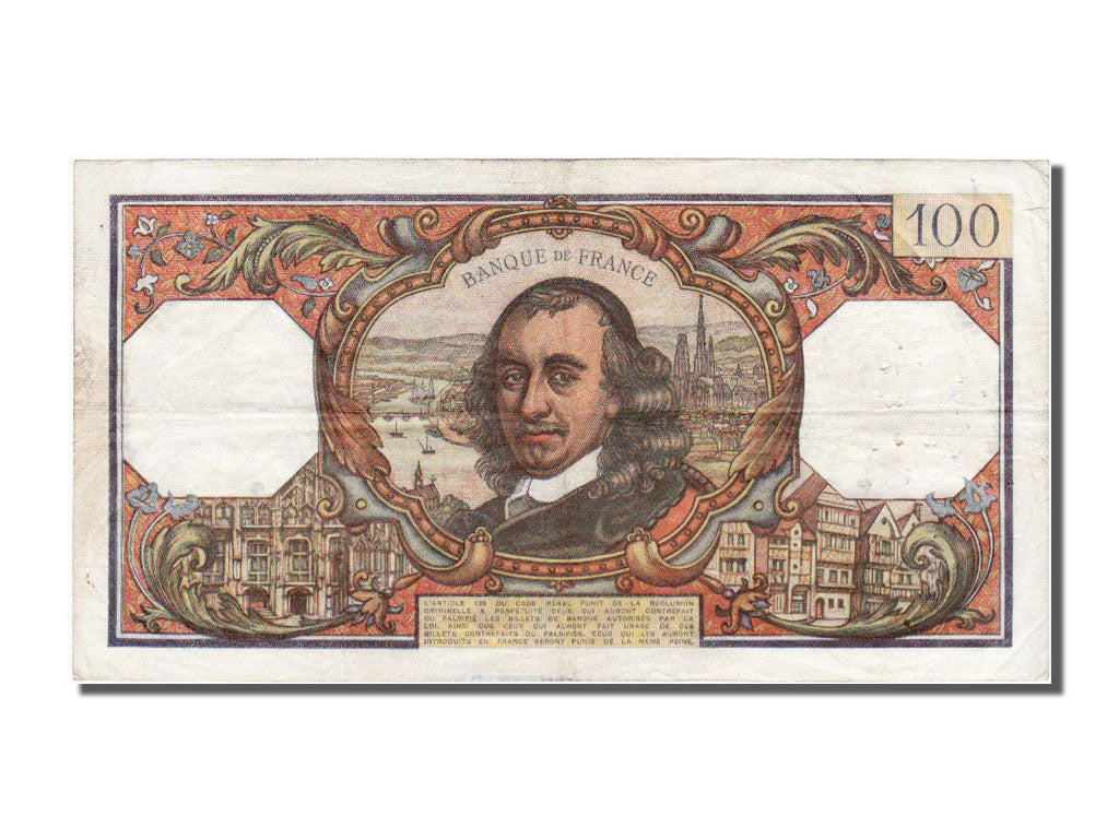 Billete, Francia, 100 Francs, 100 F 1964-1979 ''Corneille'', 1968, 1968-09-05