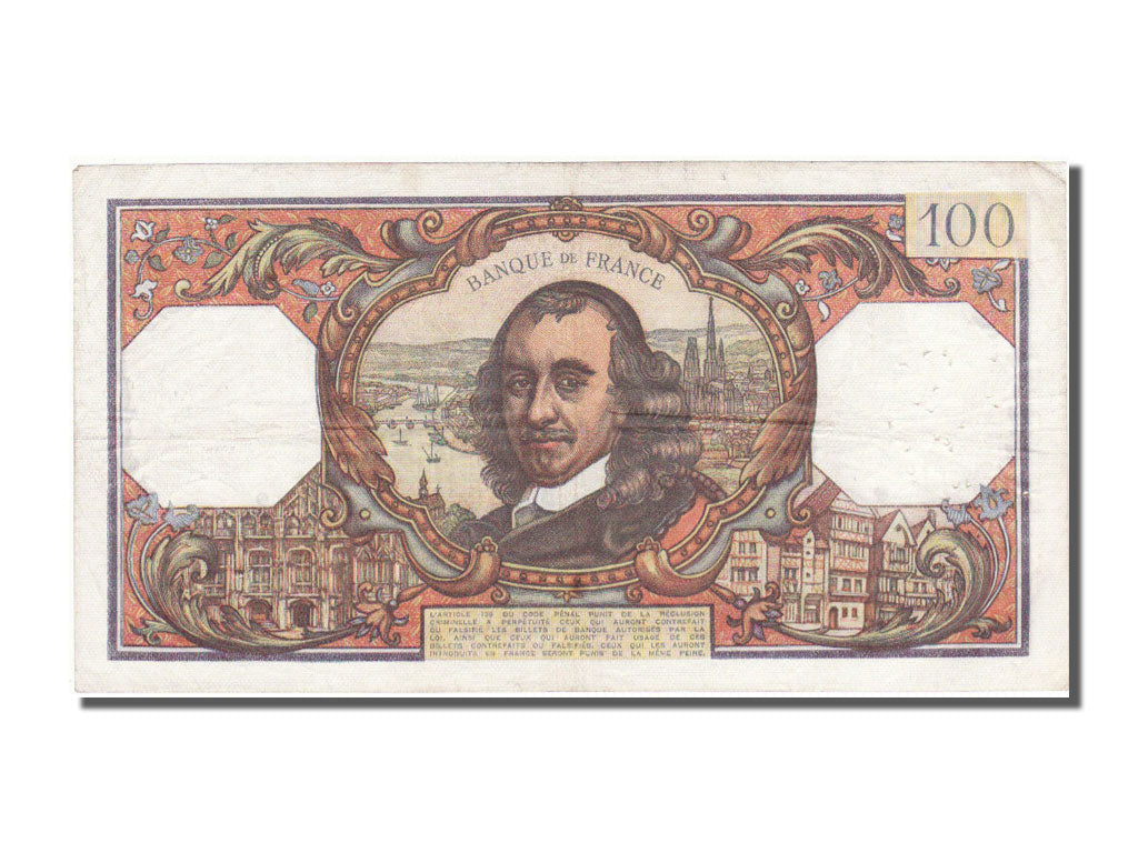 Billet, France, 100 Francs, 100 F 1964-1979 ''Corneille'', 1969, 1969-04-03