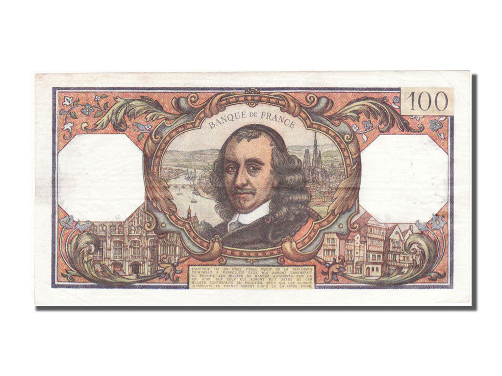 Billet, France, 100 Francs, 100 F 1964-1979 ''Corneille'', 1970, 1970-01-08