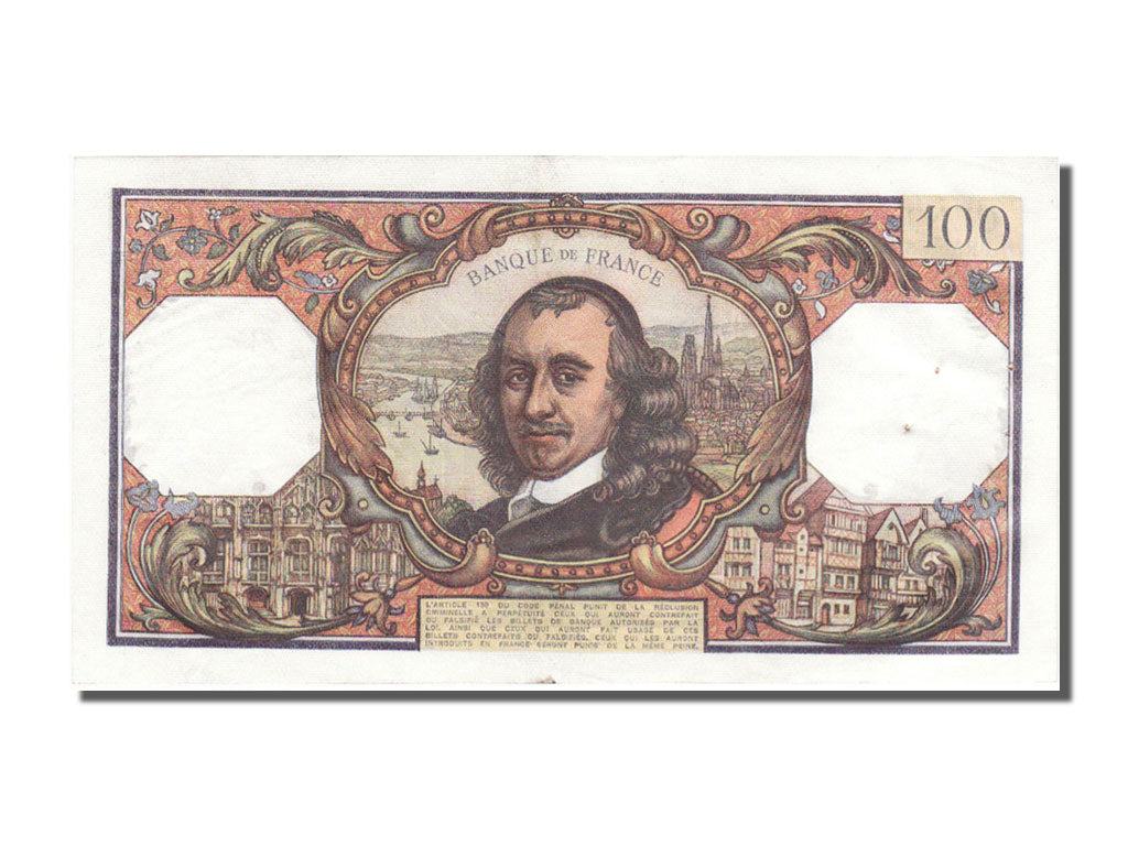 Banknote, France, 100 Francs, 100 F 1964-1979 ''Corneille'', 1970, 1970-02-05