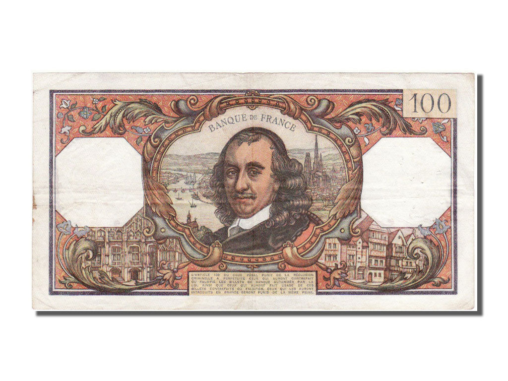 Banconote, Francia, 100 Francs, 100 F 1964-1979 ''Corneille'', 1970, 1970-11-05