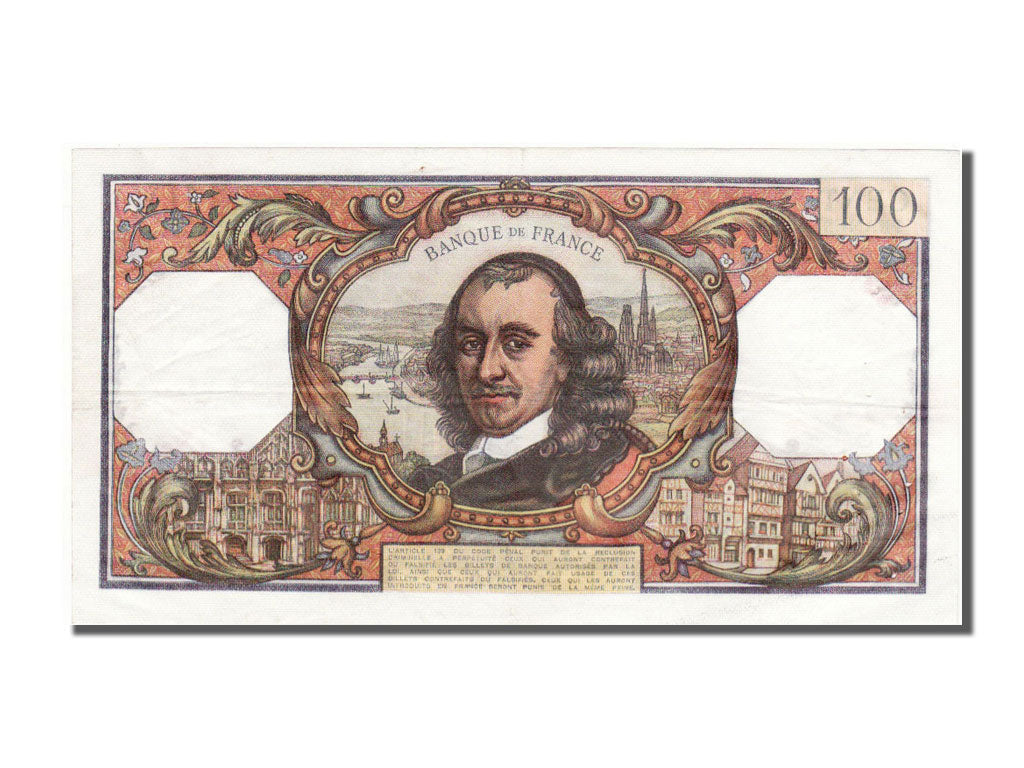 Billet, France, 100 Francs, 100 F 1964-1979 ''Corneille'', 1971, 1971-02-04