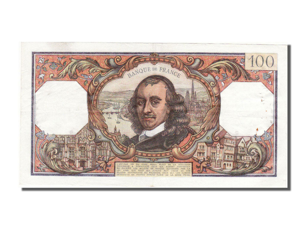 Billet, France, 100 Francs, 100 F 1964-1979 ''Corneille'', 1971, 1971-04-01