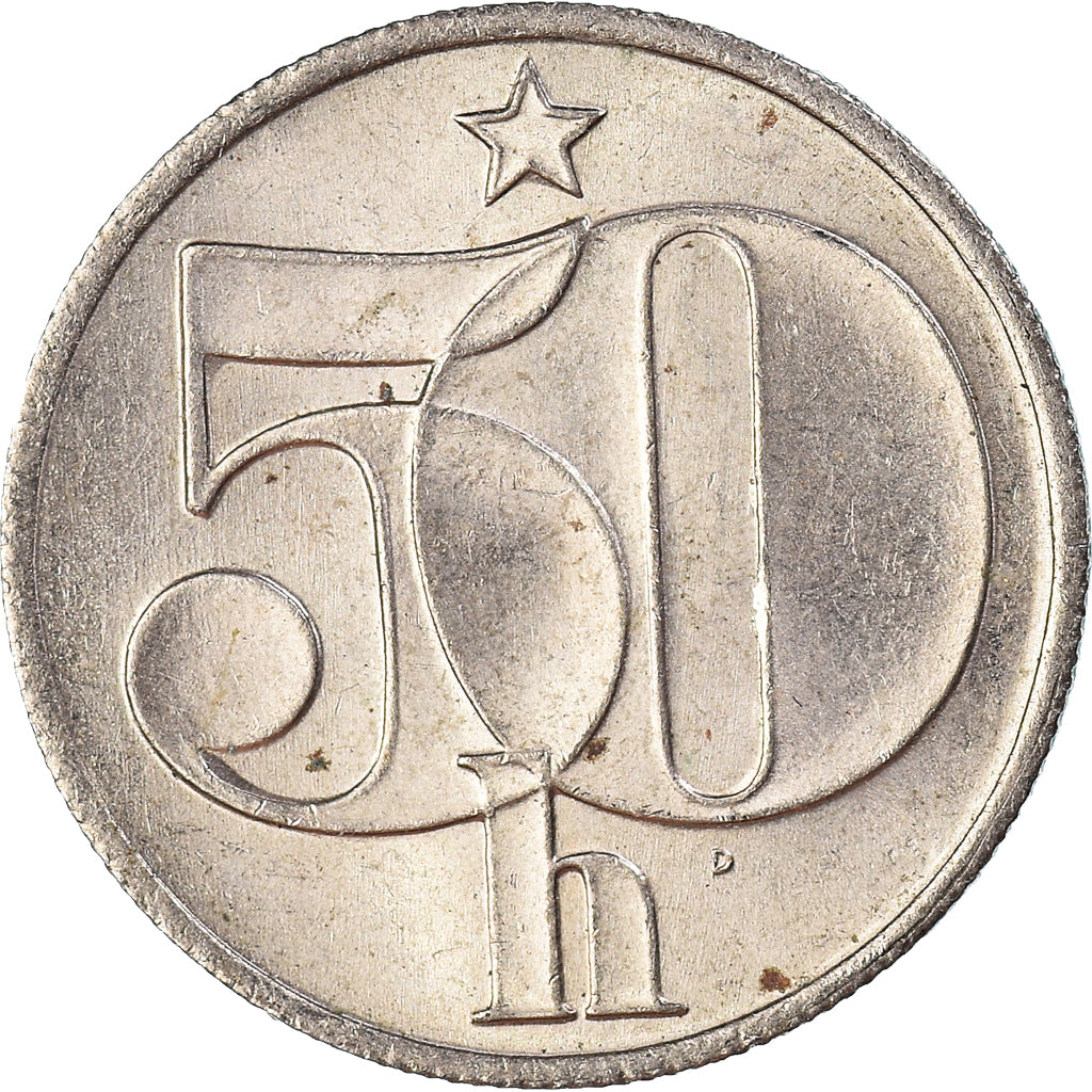 Munten, Tsjecho-Slowakije, 50 Haleru, 1984