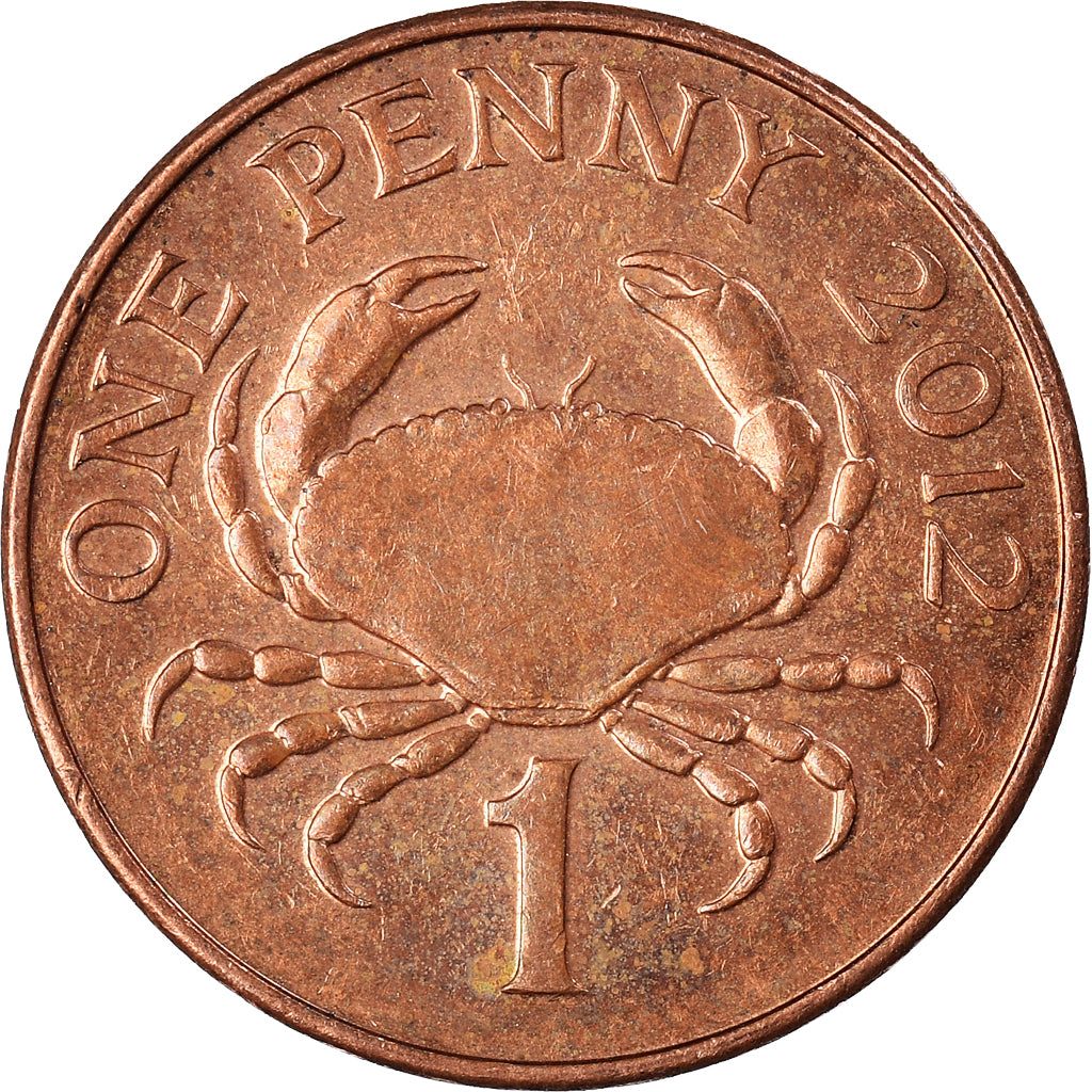 Coin, Guernsey, Penny, 2012