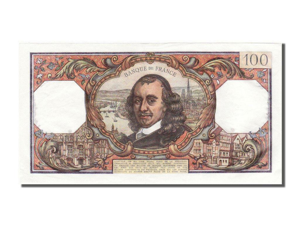 Billete, Francia, 100 Francs, 100 F 1964-1979 ''Corneille'', 1972, 1972-05-04