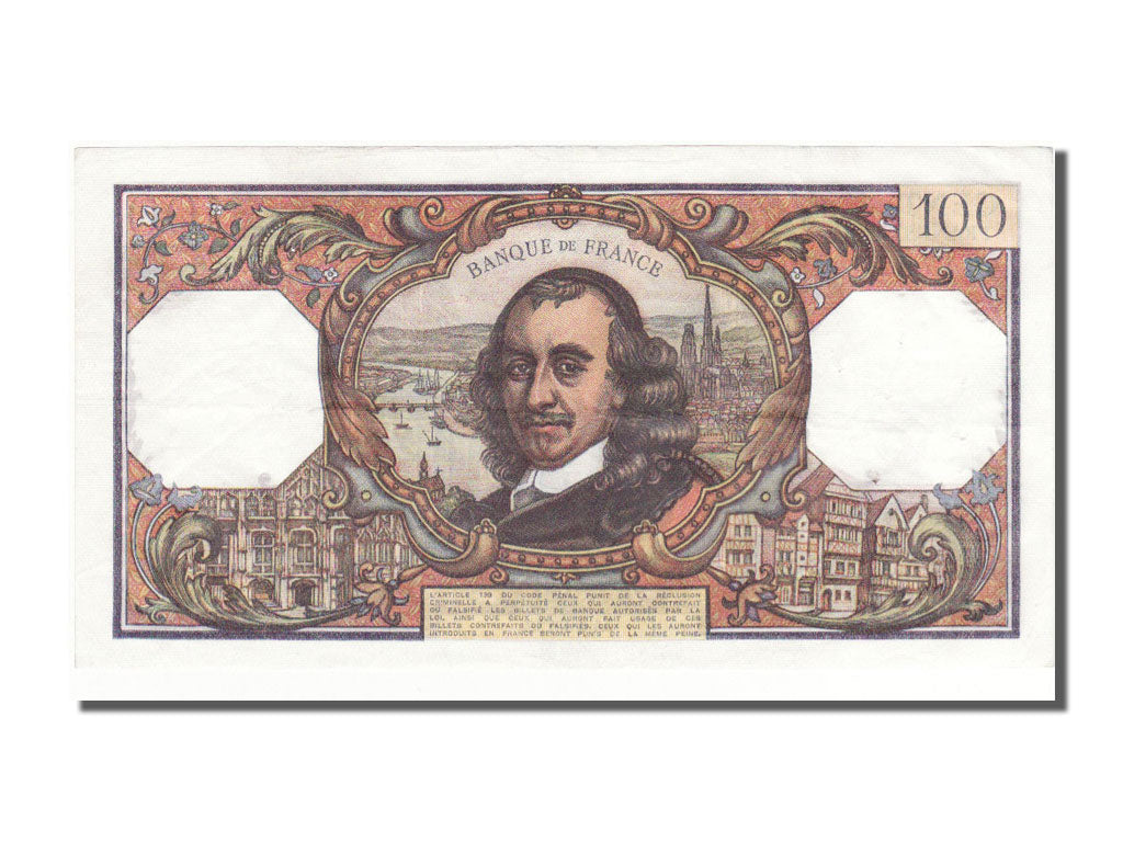 Banknote, France, 100 Francs, 100 F 1964-1979 ''Corneille'', 1972, 1972-05-04