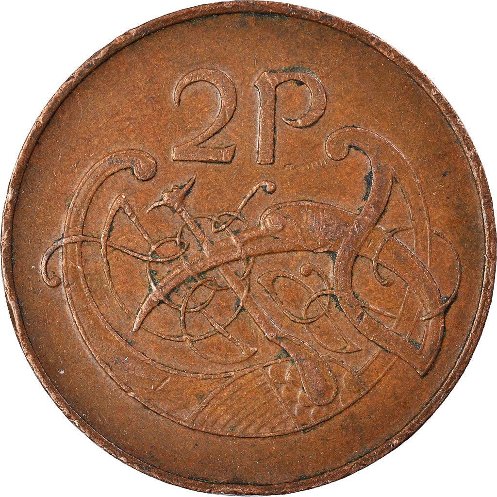 Münze, IRELAND REPUBLIC, 2 Pence, 1976